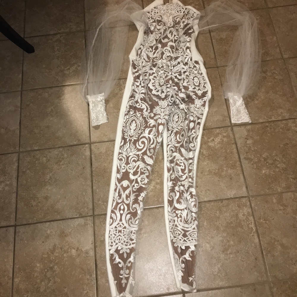 White jumpsuit